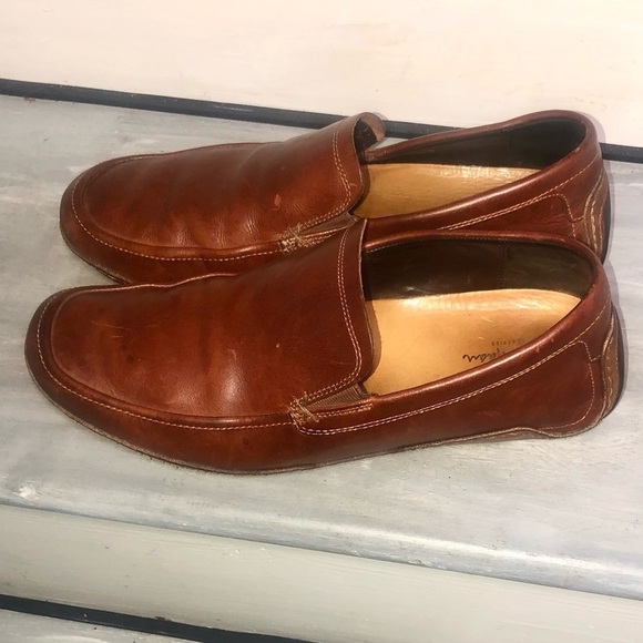 Cole Haan Nike Air Leather G Series Loafers Brown 10 1/2
